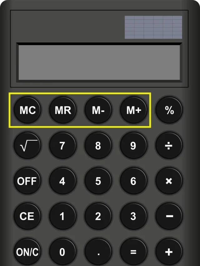 Calculator में MC, MR, M+ और M- बटन का यूज़ करना सीखिए