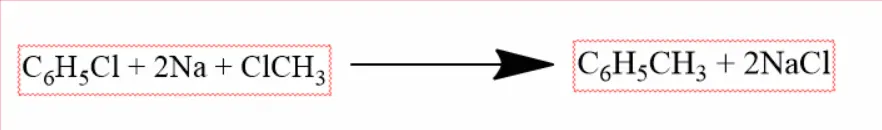 Wurtz Fittig Reaction, chlorobenzene