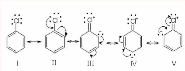 lewis dot structure of chlorobenzene