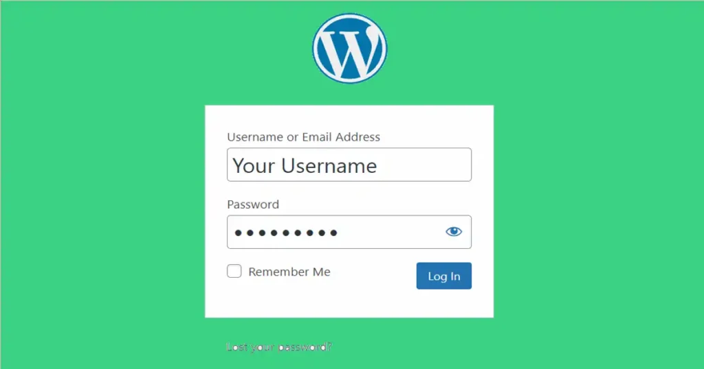 wordpress me log in kaise kare